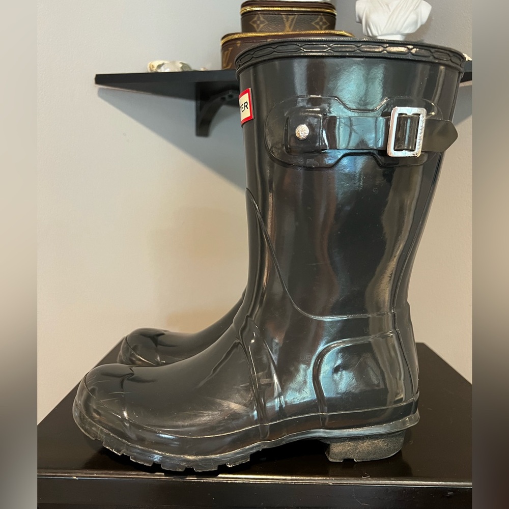 Hunter Original Short Gloss Rain Boots - Picture 6 of 16